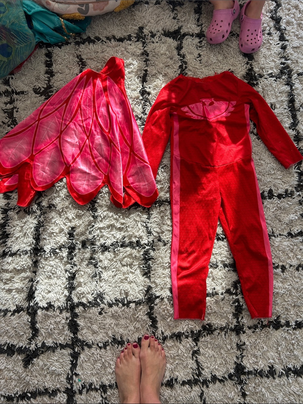 Girls' Red PJ Mask outfit! Owlett Kids Dress-Up